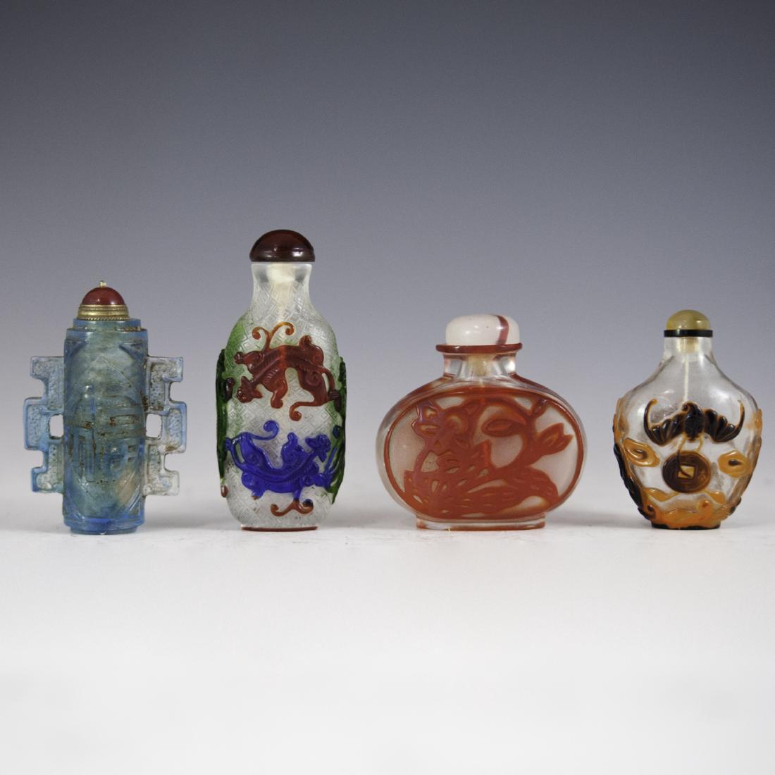Chinese Peking Glass Snuff Bottles (1 of 3)