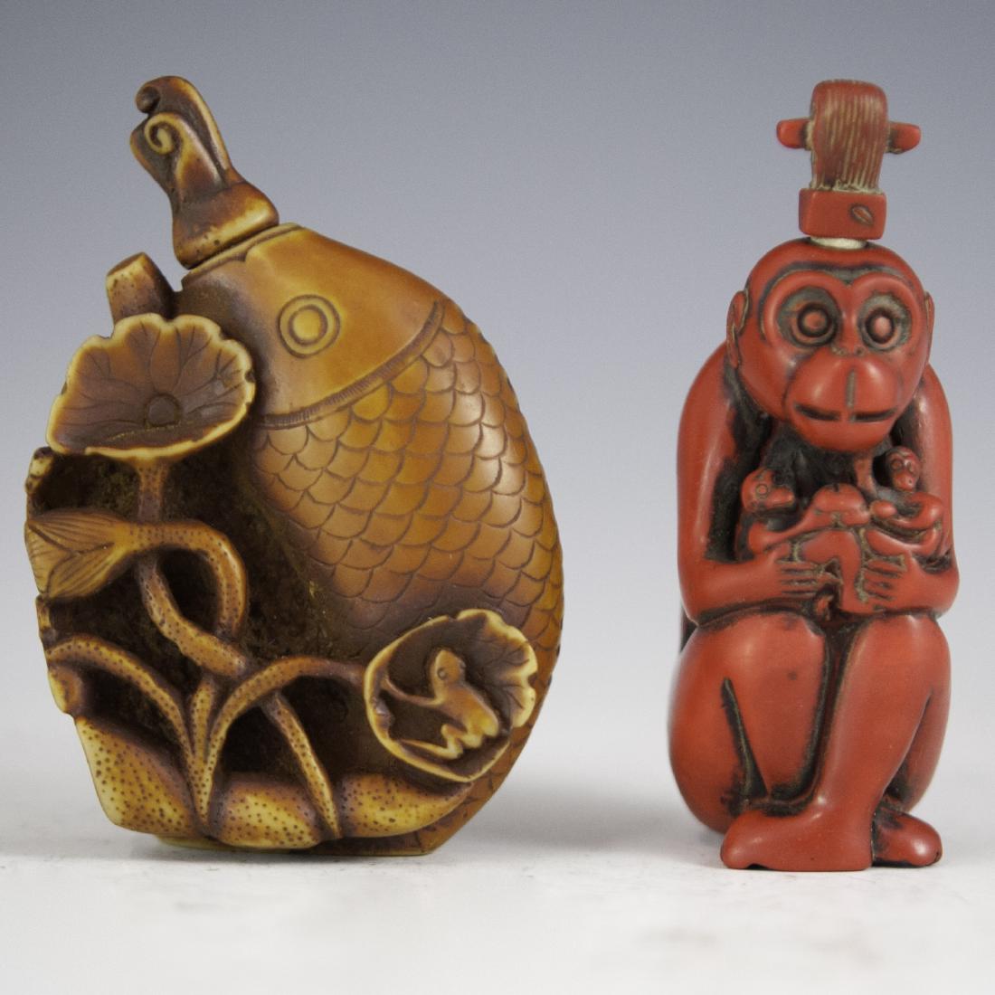 Chinese Resin Snuff Bottles (1 of 4)