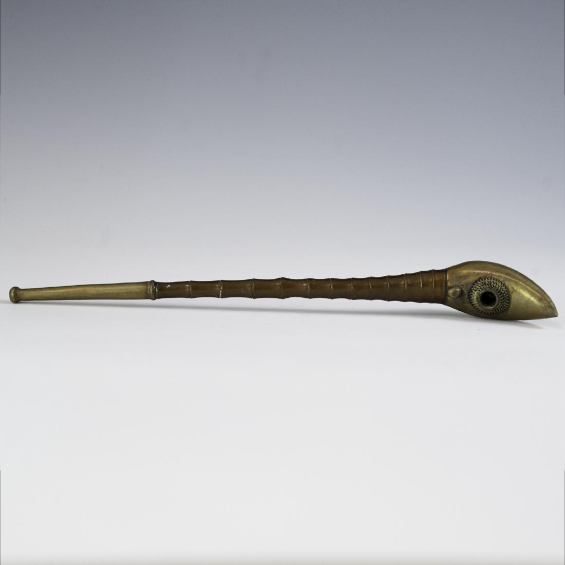 Chinese Bronze Opium Pipe (1 of 4)