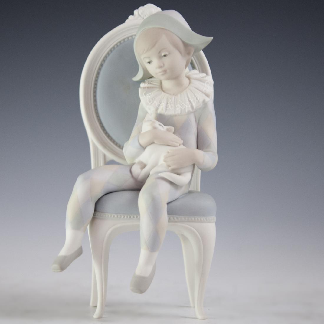 Lladro Bisque Porcelain "Little Harlequin" Figurine (1 of 5)