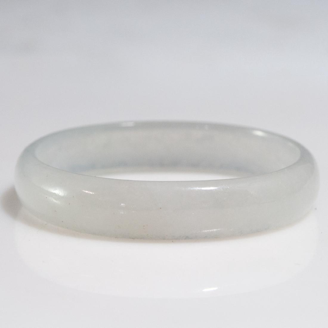 Chinese White Jade Bangle (1 of 2)