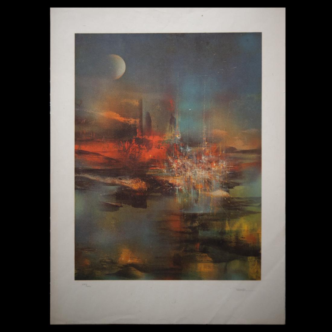 Leonardo Nierman (Mexican, B. 1932) Signed (1 of 3)