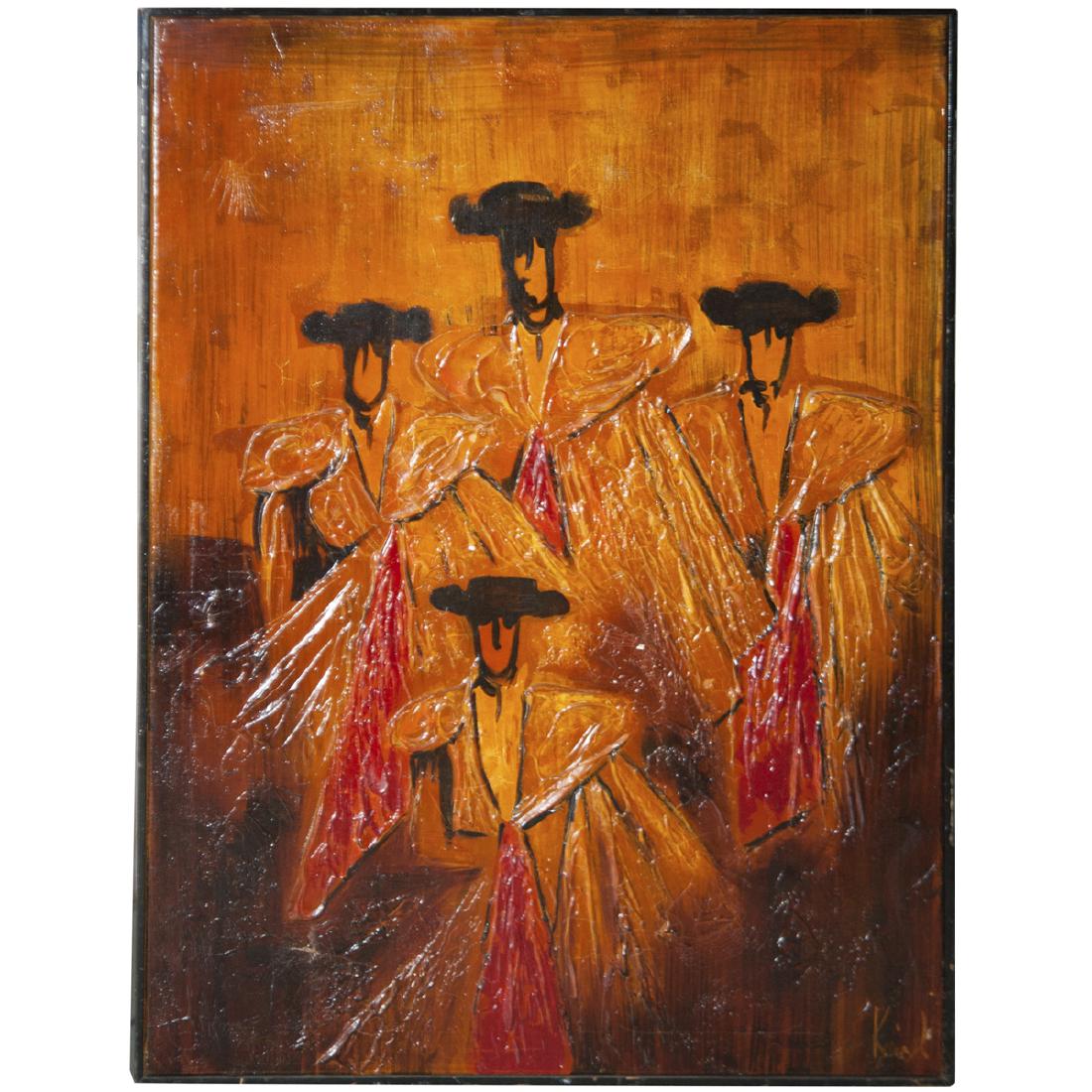 Vintage Signed Oil on Canvas (1 of 3)