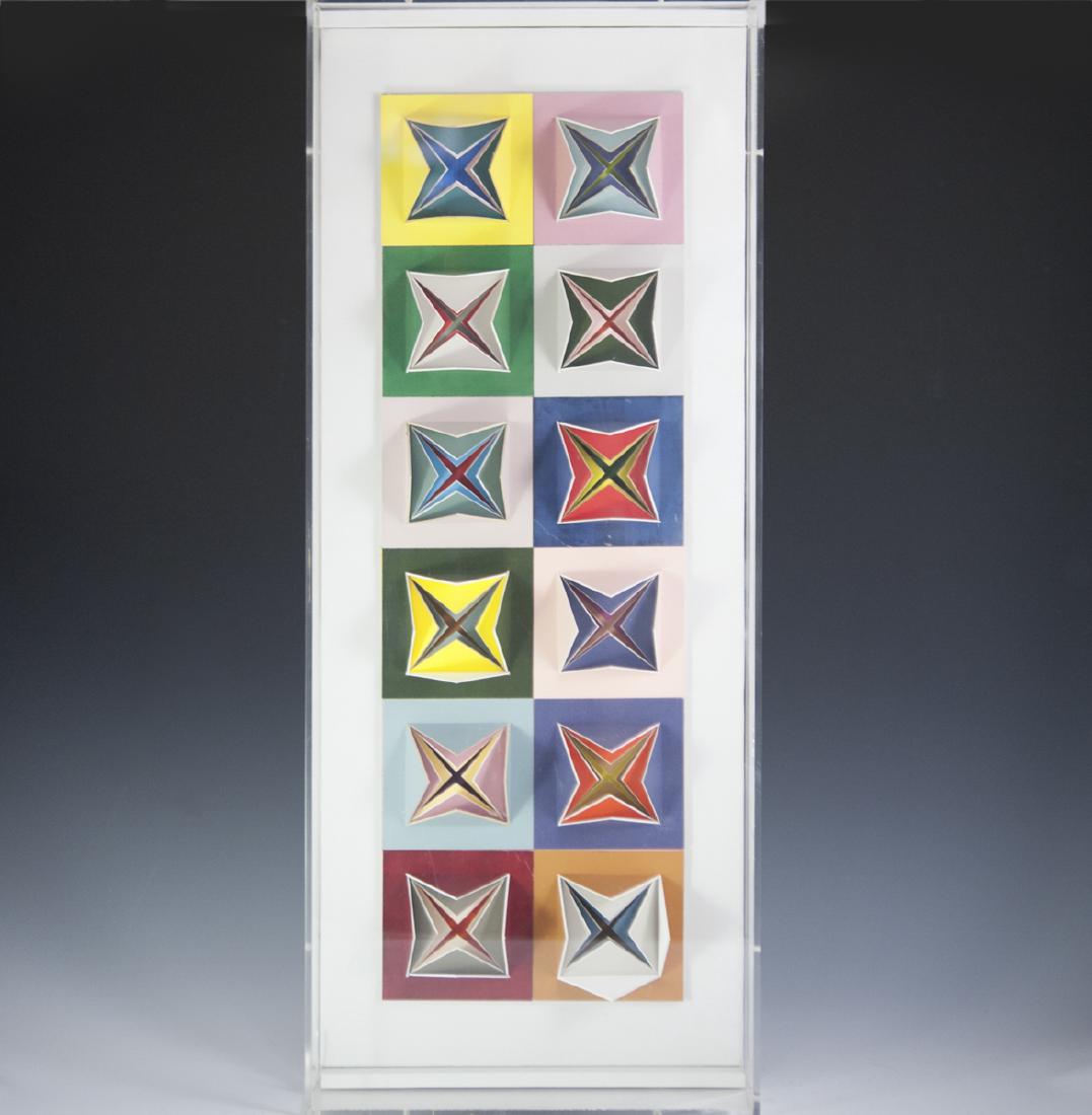 Contemporary Mixed Media Shadow Box (1 of 2)