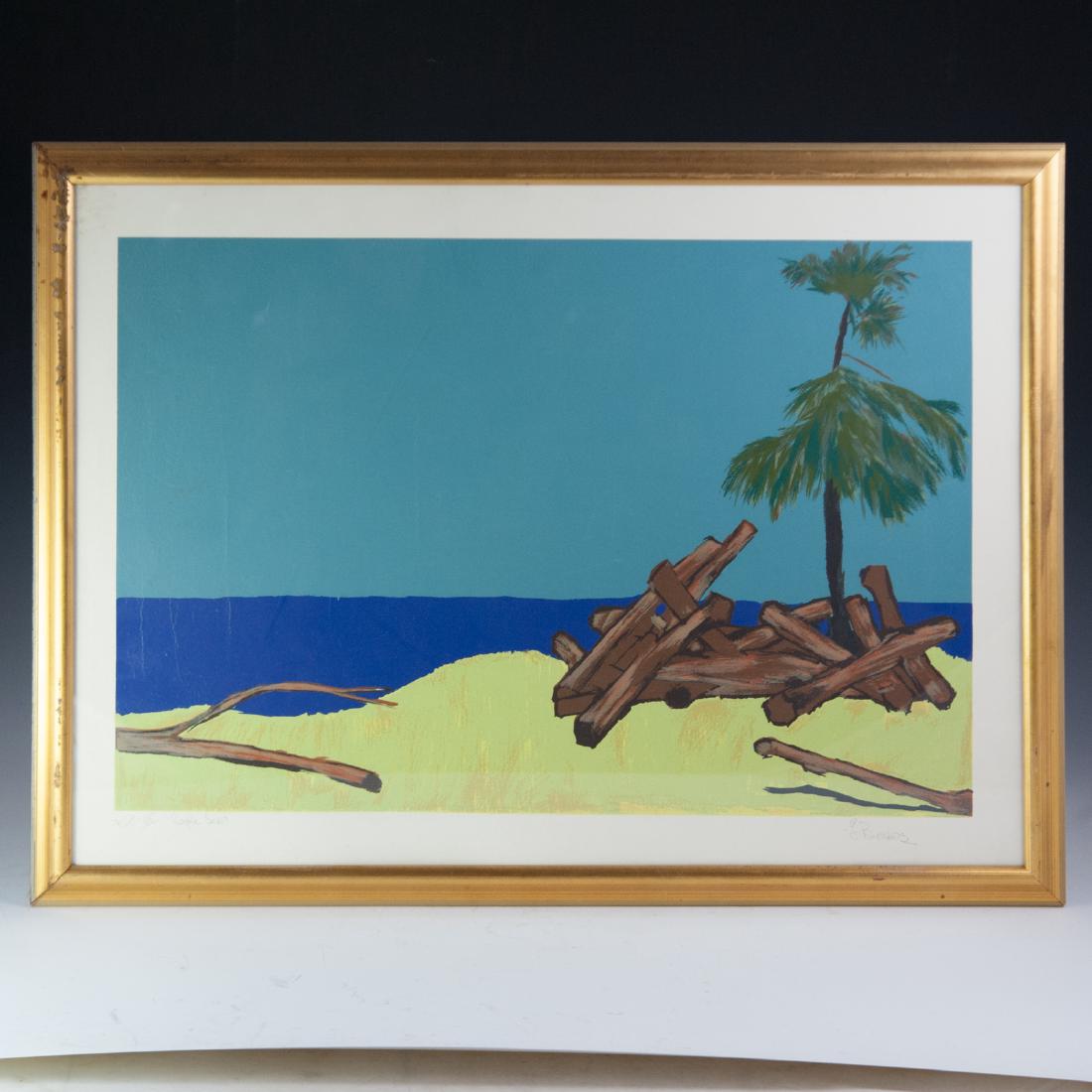 Signed Artist Proof Lithograph "Purple Sea" (1 of 5)