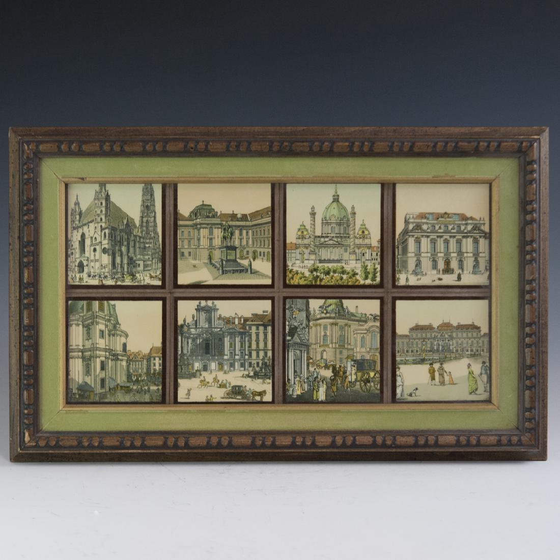 Vintage Framed Ceramic Tiles (1 of 3)