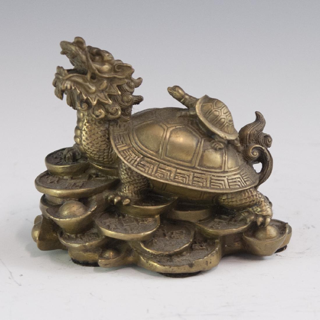 Chinese Bronze Bixi Figurine (1 of 4)