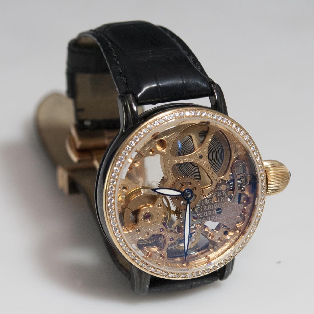 Krieger 18kt Gold Diamond Tidal Wave & Lunar (1 of 8)