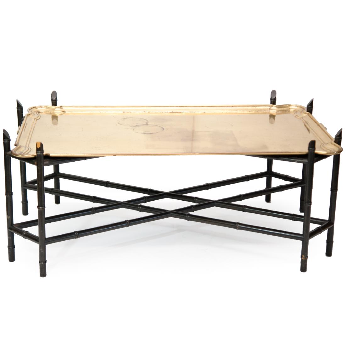 German Mid-Century Brass Tray Table (1 of 5)