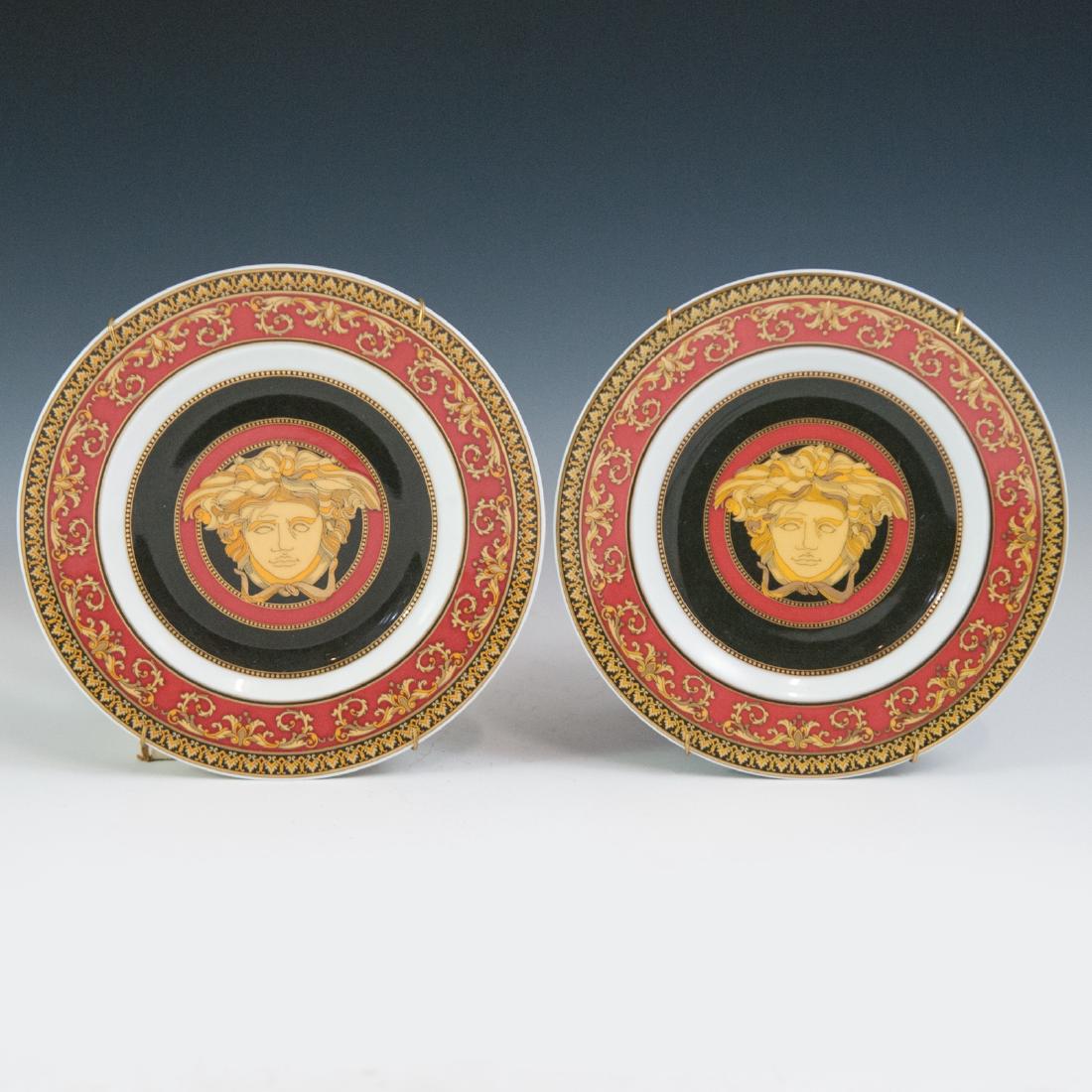 Rosenthal Versace "Medusa" Porcelain Salad Plates (1 of 4)