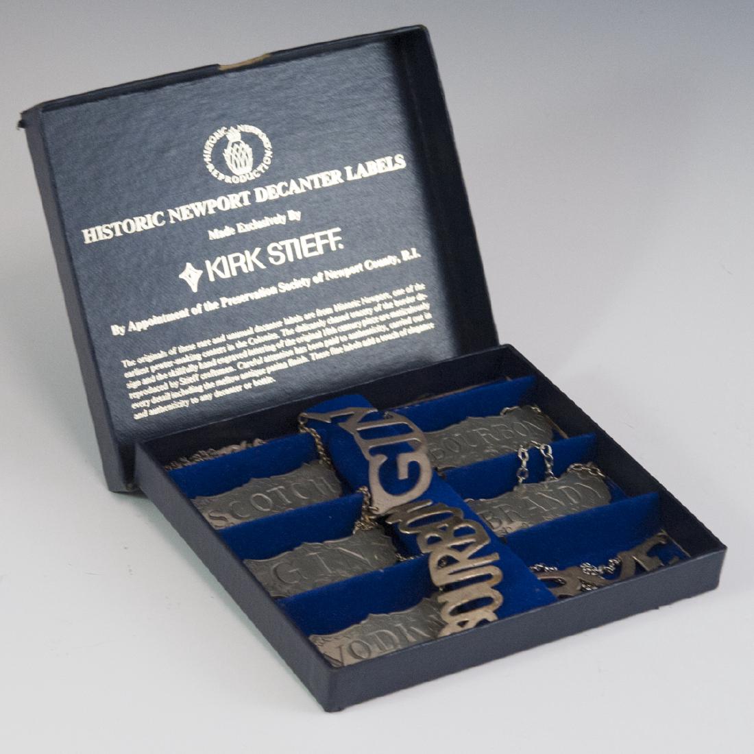 Kirk Stieff Historic Newport Decanter Labels (1 of 4)