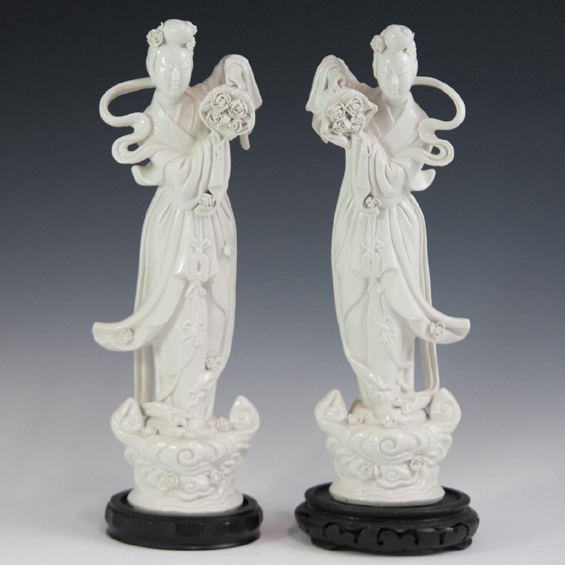 Chinese Blanc De Chine Guanyins (1 of 6)