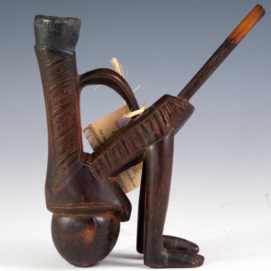 Antique Makonde 'Ngangwa' Pipe (1 of 2)