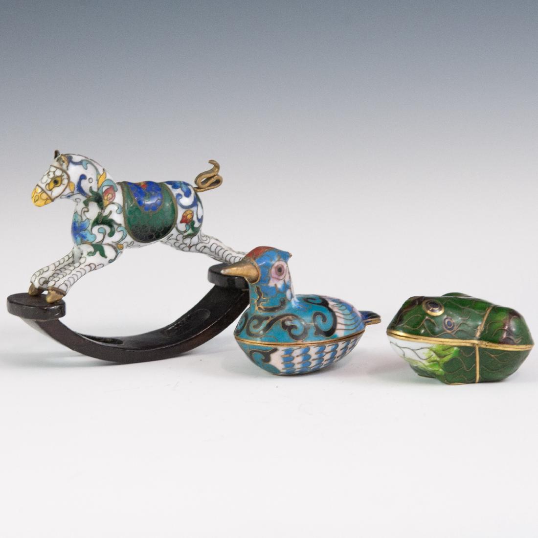 Chinese Cloisonne Enameled Collection (1 of 3)