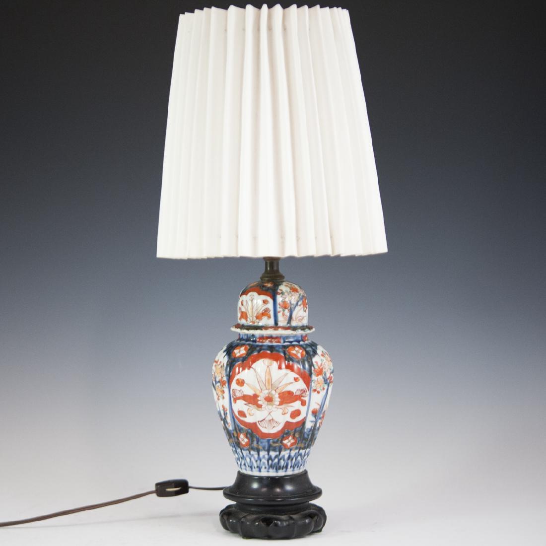 Japanese Imari Porcelain Table Lamp (1 of 2)