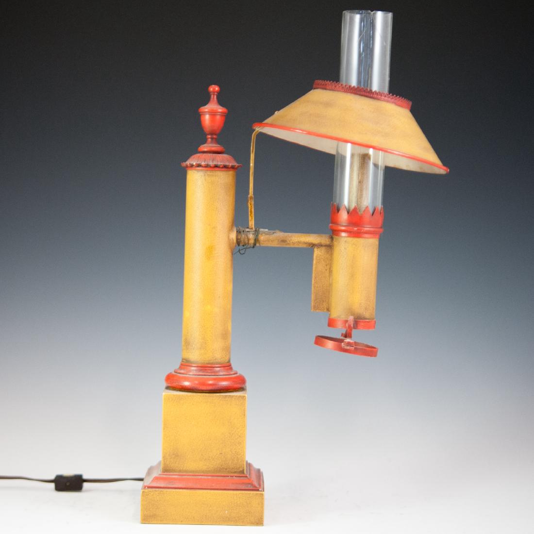 Mid-Century Heyco Polychromed Metal Lamp (1 of 3)