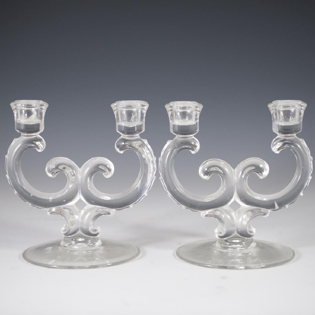 Glass Candlesticks (1 of 3)