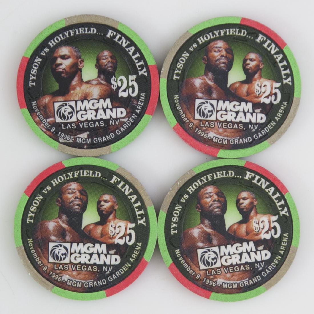 MGM Grand 1996 "Tyson Vs. Holyfield...Finally" Chips (1 of 3)