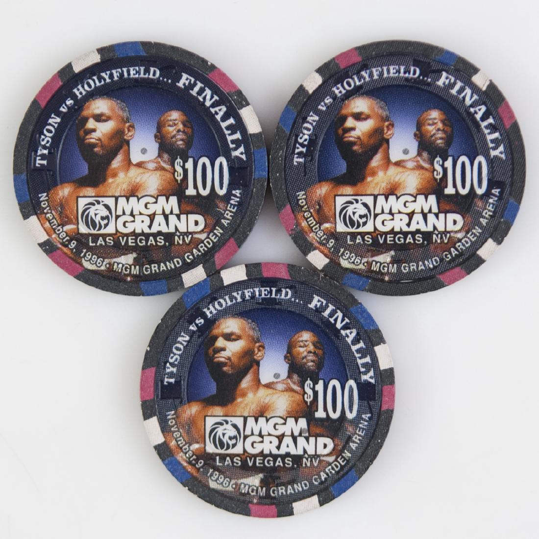 MGM Grand 1996 "Tyson Vs. Holyfield...Finally" Chips (1 of 2)