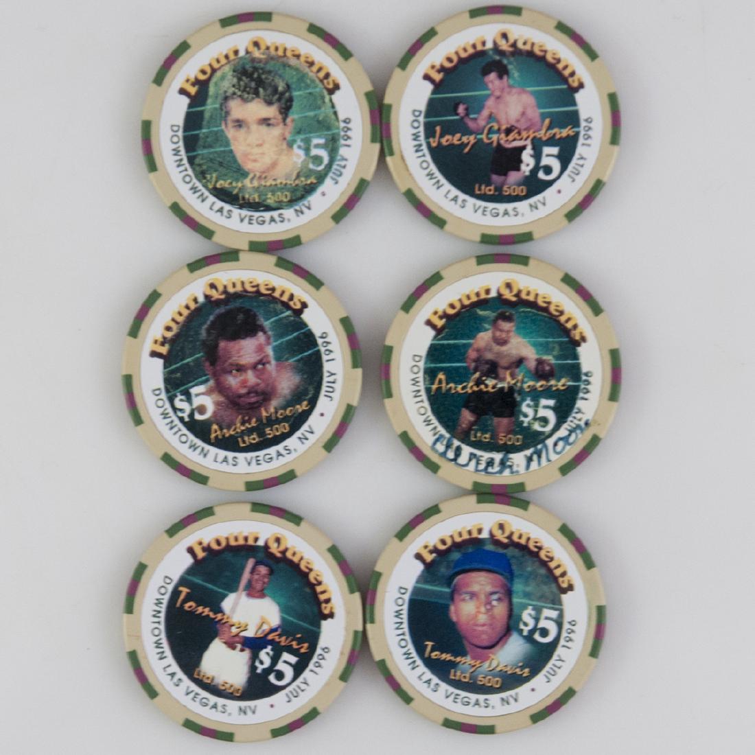 "Four Queens" Limited Edition Signed Chips (1 of 3)
