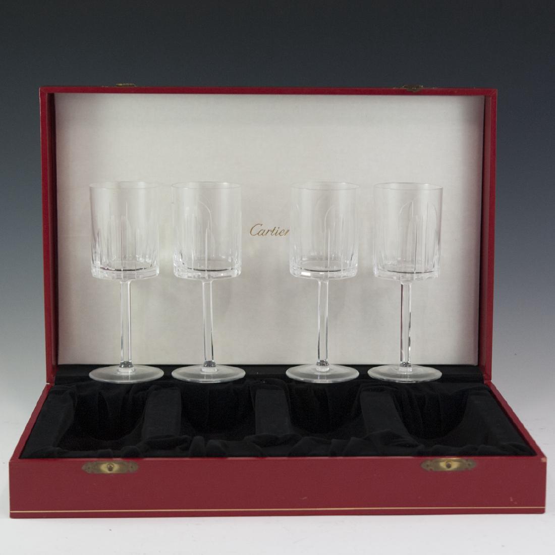 Cartier Crystal Wine Glasses - Oct 18 