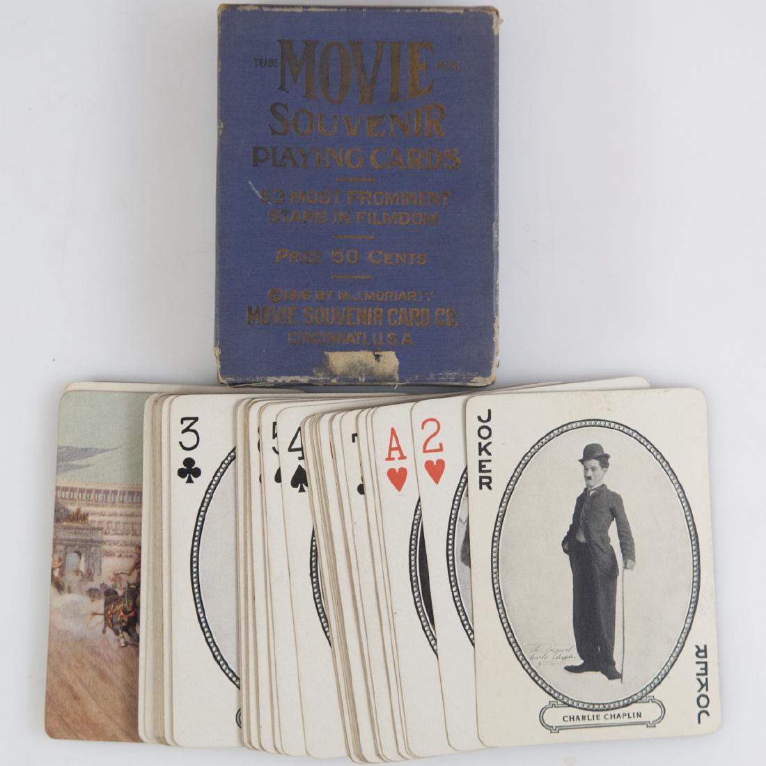 1916 Movie Souvenir Playing Card Deck (1 of 5)