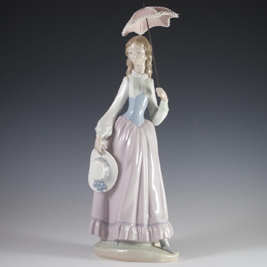 Lladro Porcelain "Lady With Parasol" (1 of 6)
