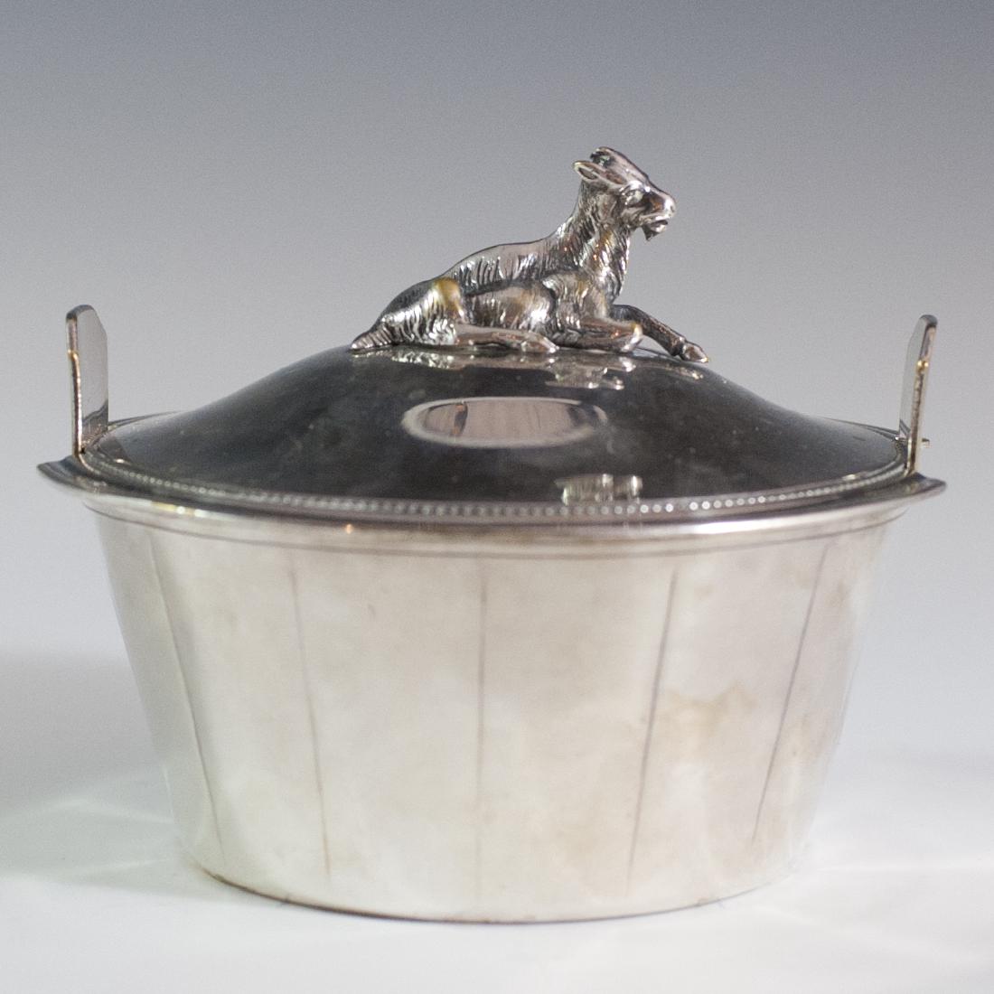 Antique Christofle silver plated Lidded Cellar (1 of 3)