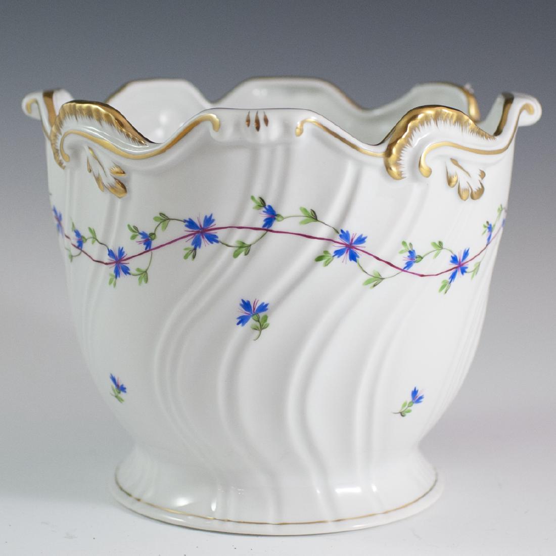Herend Porcelain "Blue Garland" Cachepot (1 of 4)