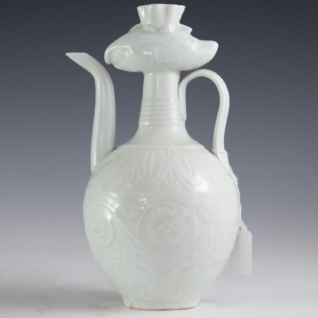 Antique Chinese Celadon Glazed Ewer (1 of 4)