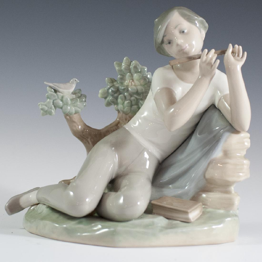 Lladro Porcelain "Student Flute Player" Figurine (1 of 4)