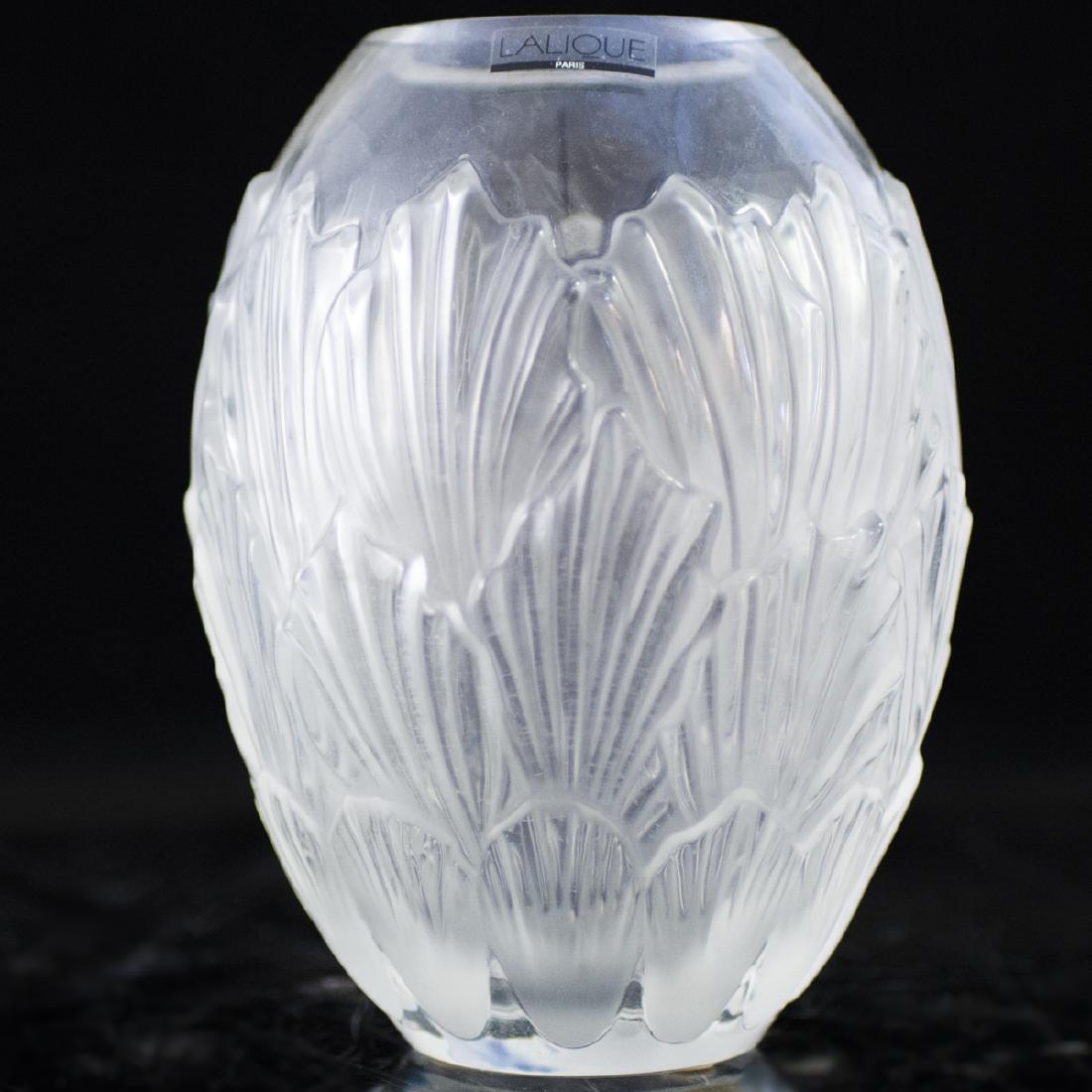 Lalique "Sandrift" Crystal Vase (1 of 4)