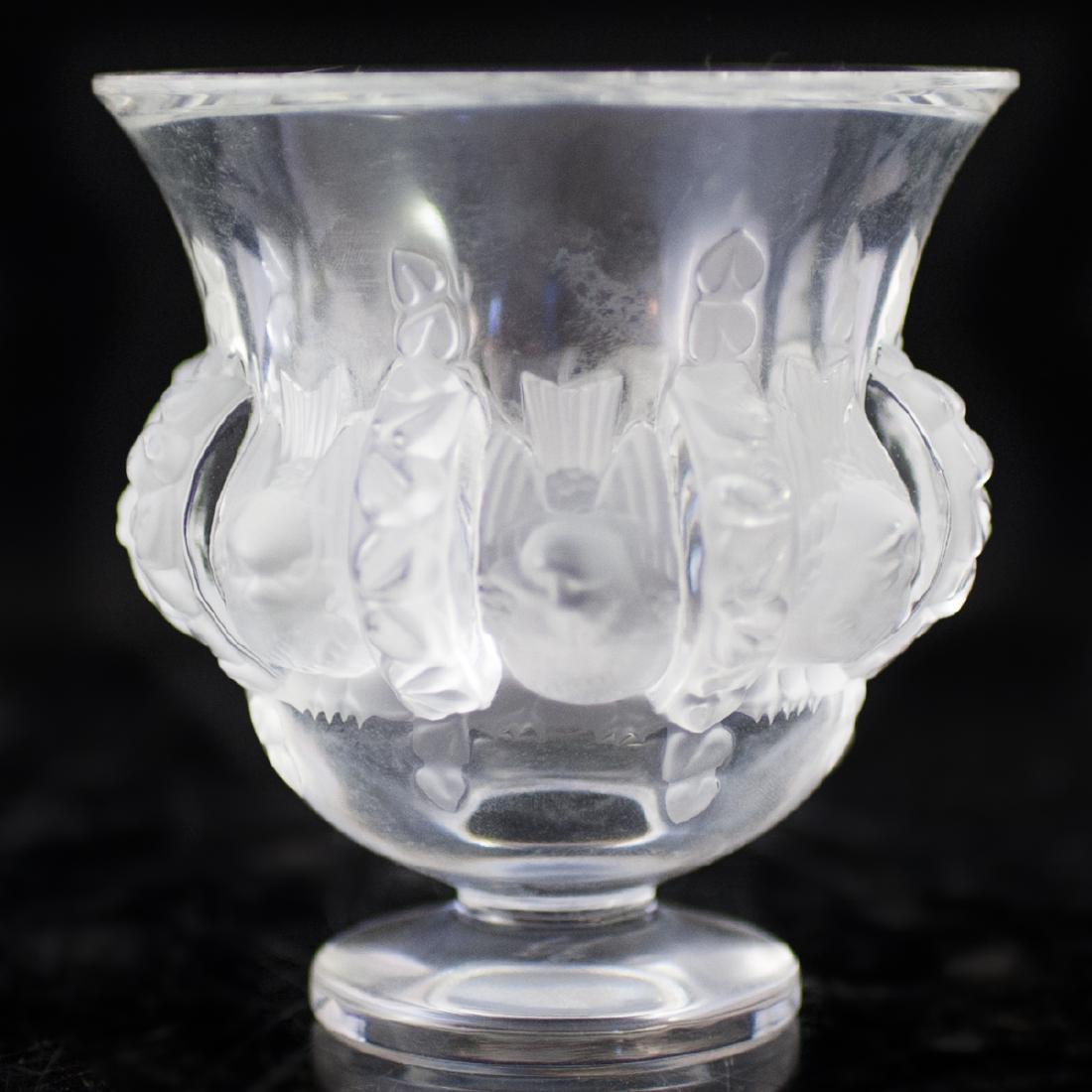 Lalique Crystal "Dampierre" Vase (1 of 3)