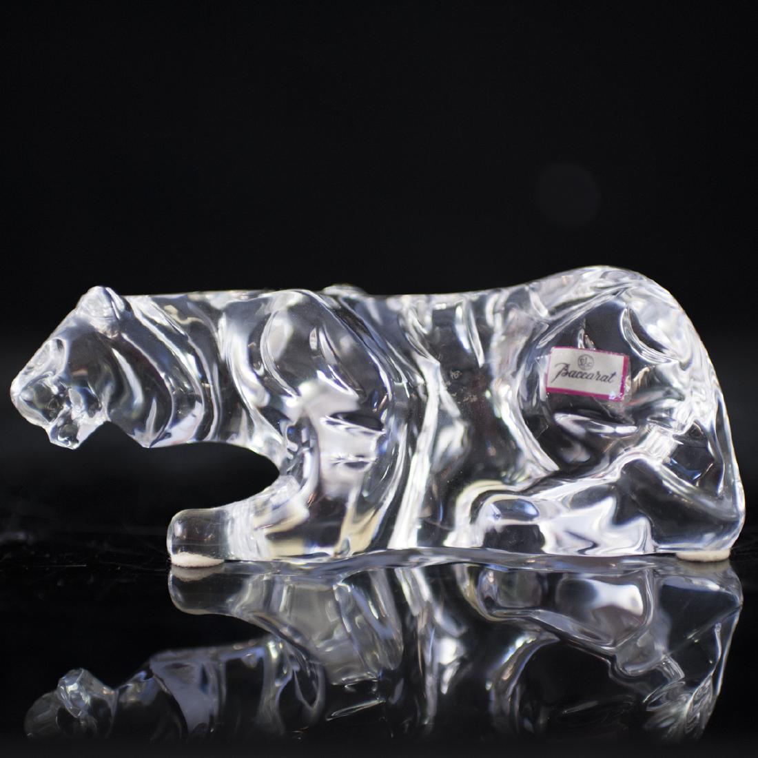 Baccarat Crystal Tiger Paperweight (1 of 4)