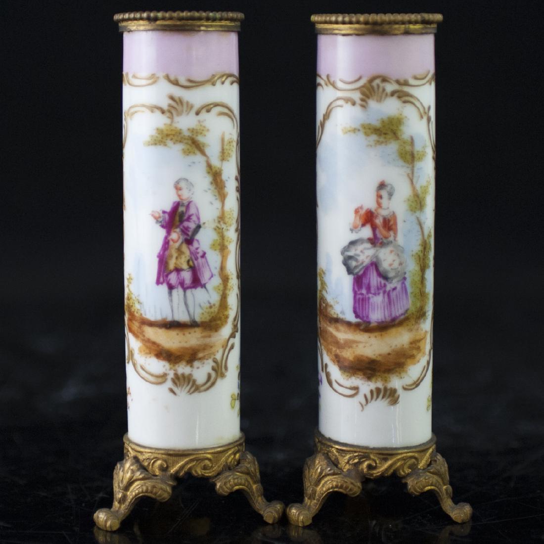 Antique Porcelain & Dore Bronze Vases (1 of 5)