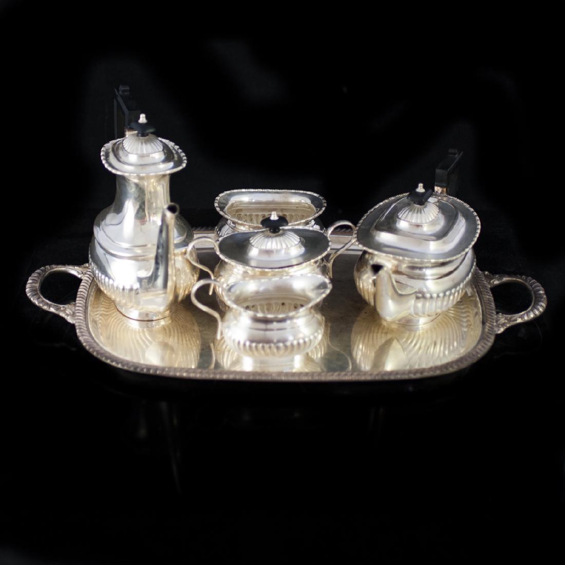 Sheffield silver plated Tea Set (1 of 5)
