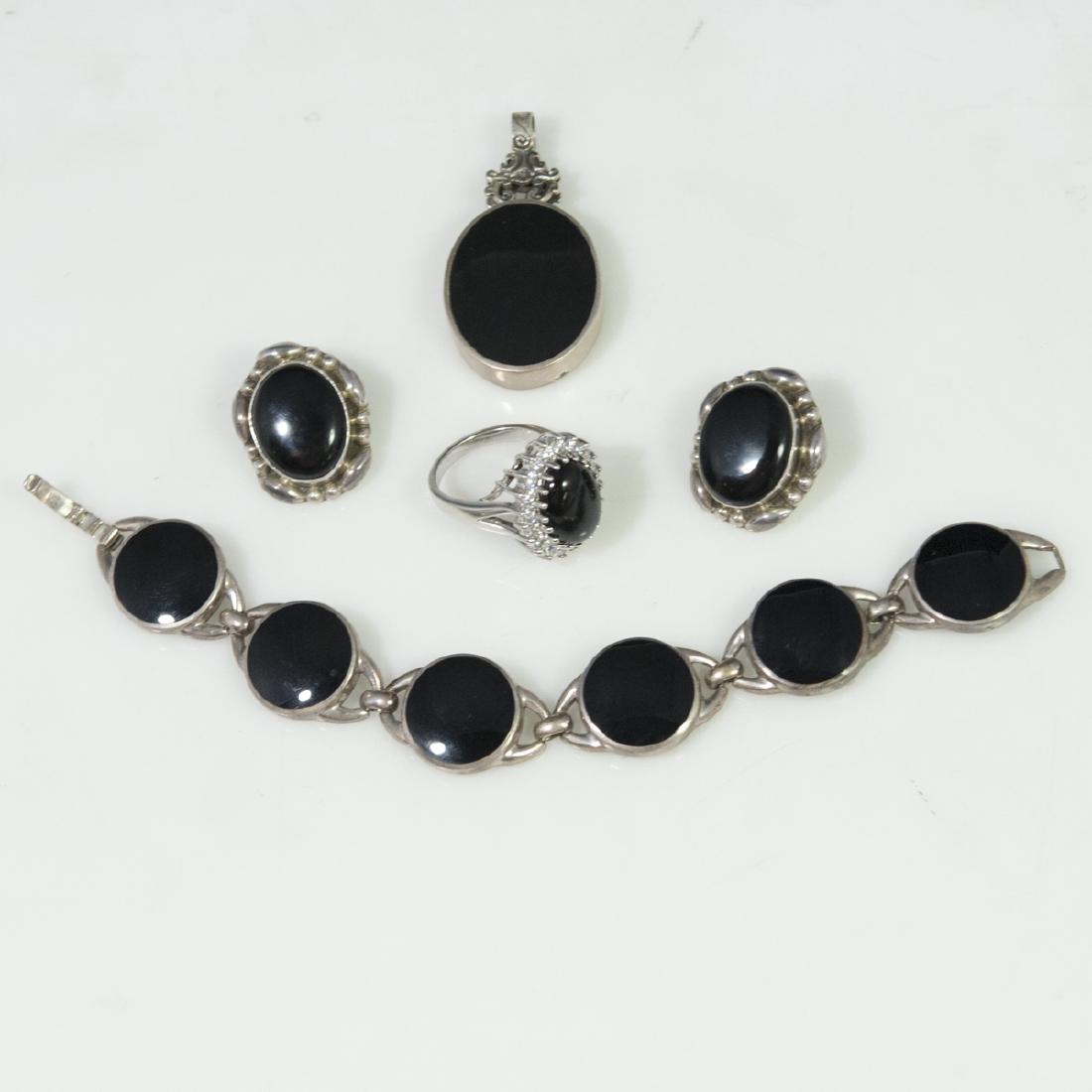 Sterling & Black Onyx Jewelry (1 of 4)