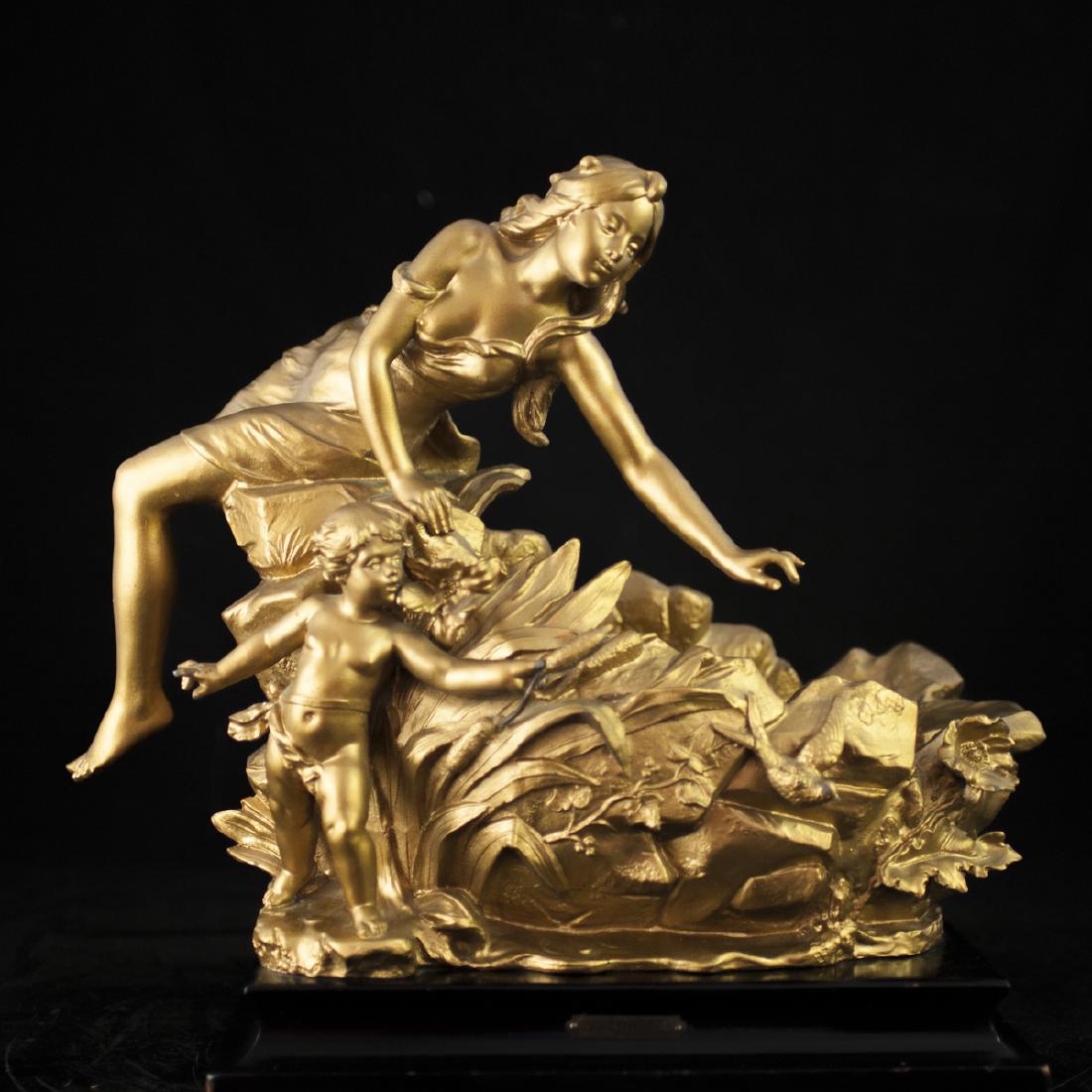 Gilt Spelter Jardiniere After Carlier (1 of 5)