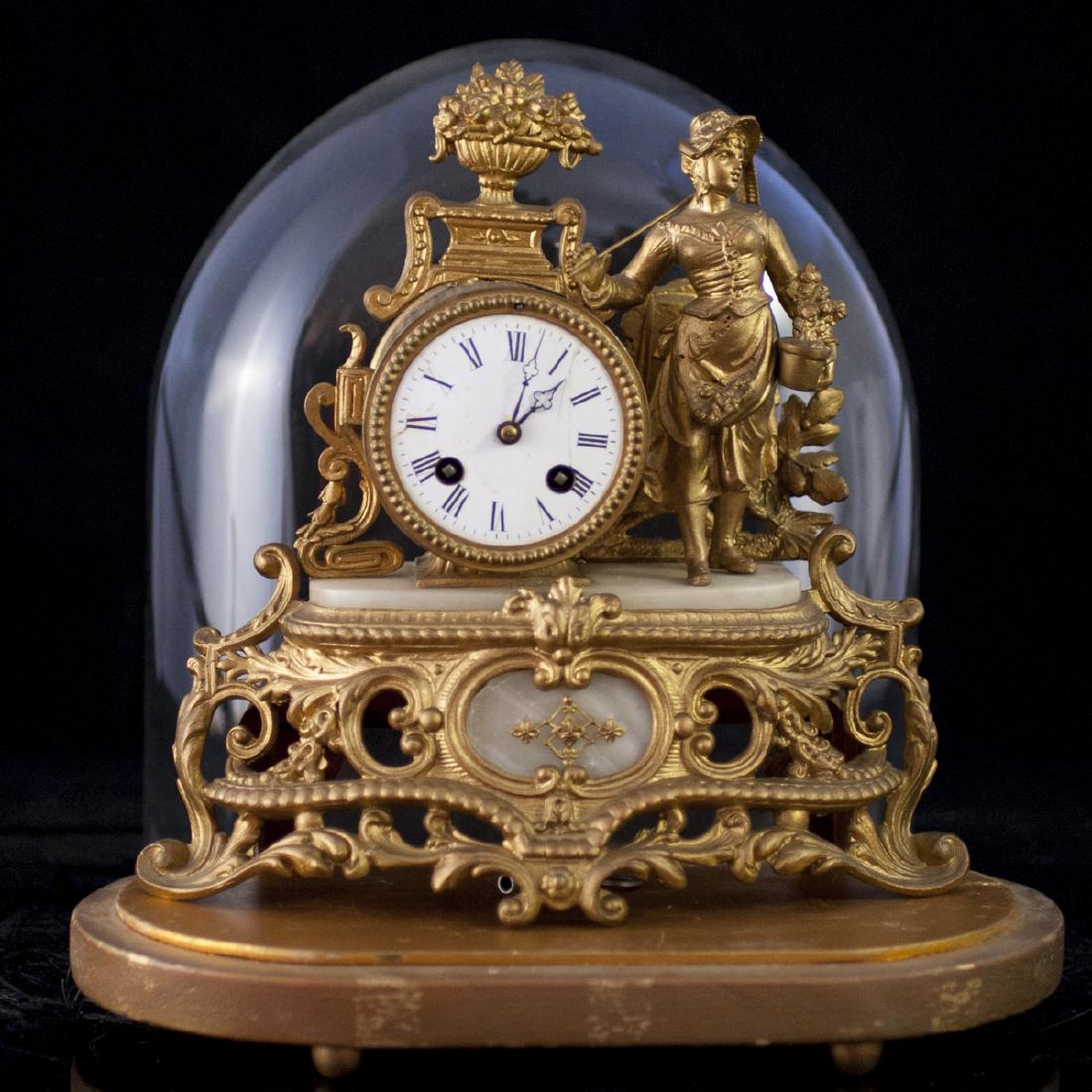 Japy Freres Dore Bronze Clock (1 of 4)