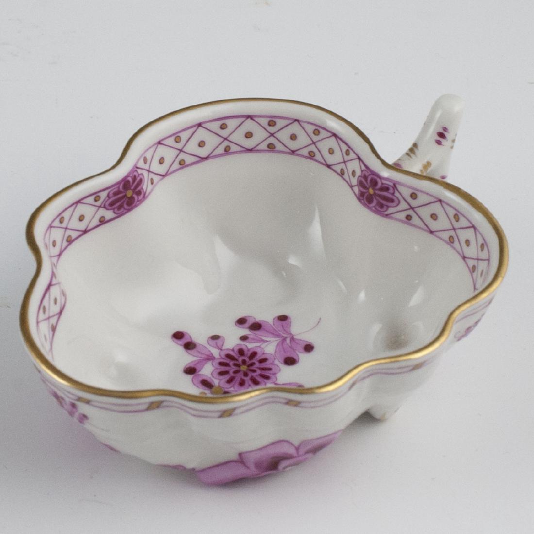 Herend Porcelain "Waldstein Rose" Leaf Creamer