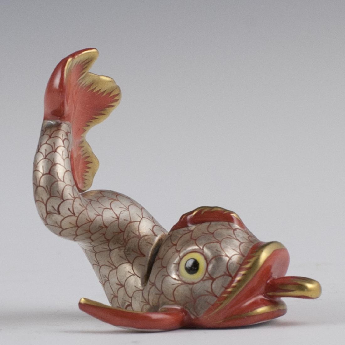 Herend Porcelain Dolphin Place Card Holder (1 of 4)