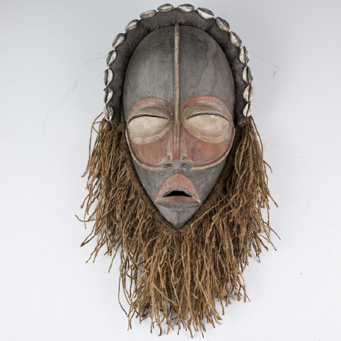 Carved African Wooden Mask (1 of 3)