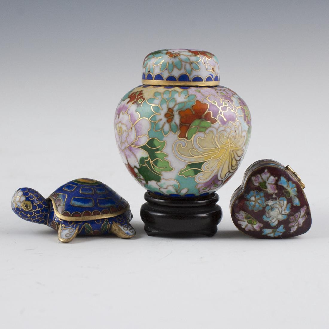 Chinese Enameled Cloisonne Assortment (1 of 2)