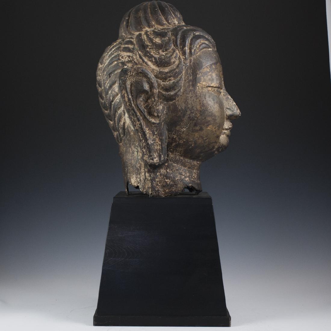 Large Thai Bronze Buddha Bust (1 of 7)