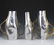 David Marshall Mixed Metal Vases
