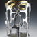 David Marshall Mixed Metal Umbrella Stand - 5