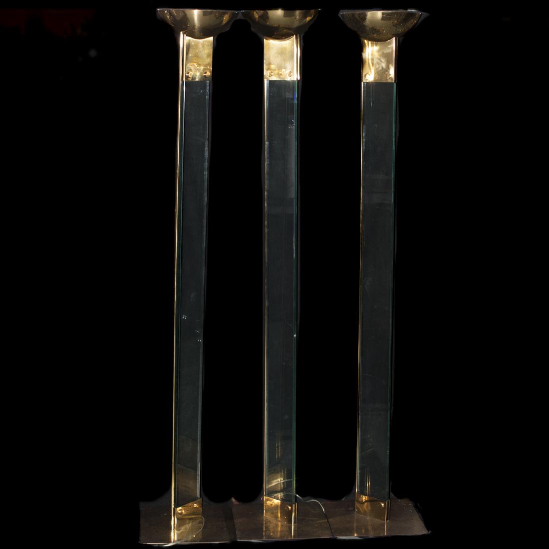 3 Mid-Century Brass Floor Lamps (1 of 3)