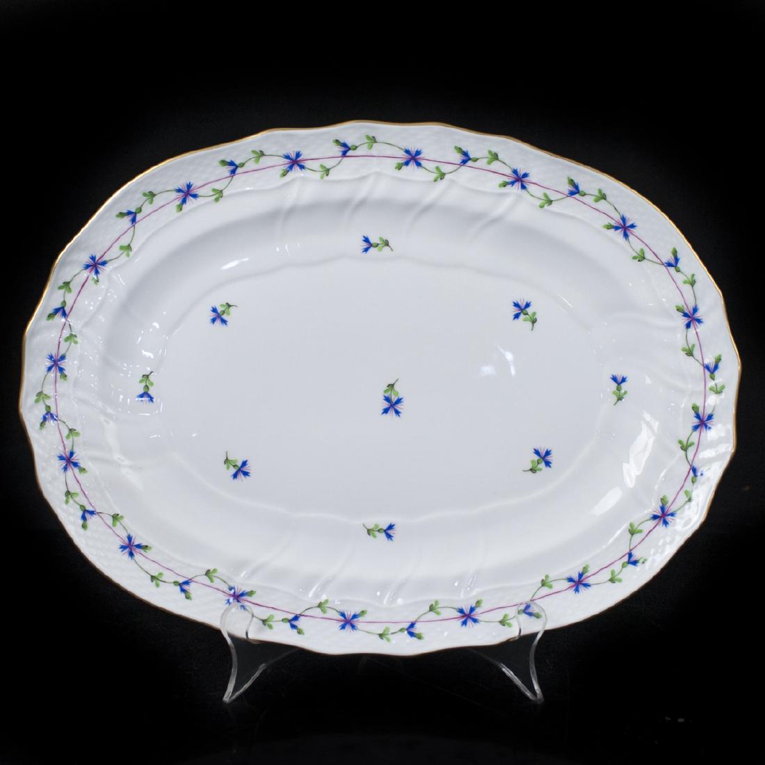 Herend Porcelain "Blue Garland" Serving Tray (1 of 5)