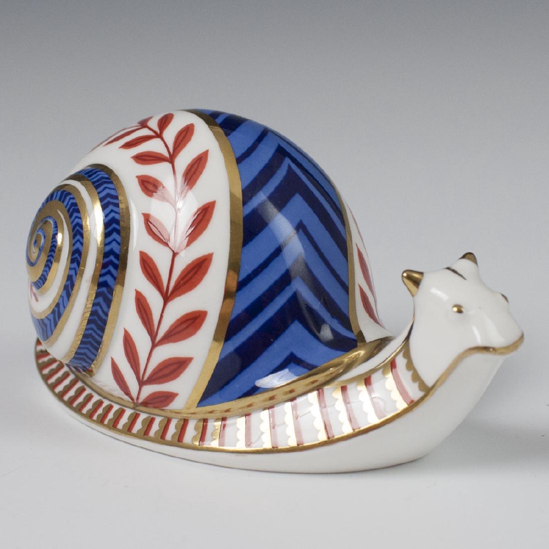 Royal Crown Derby Snail Figurine (1 of 3)