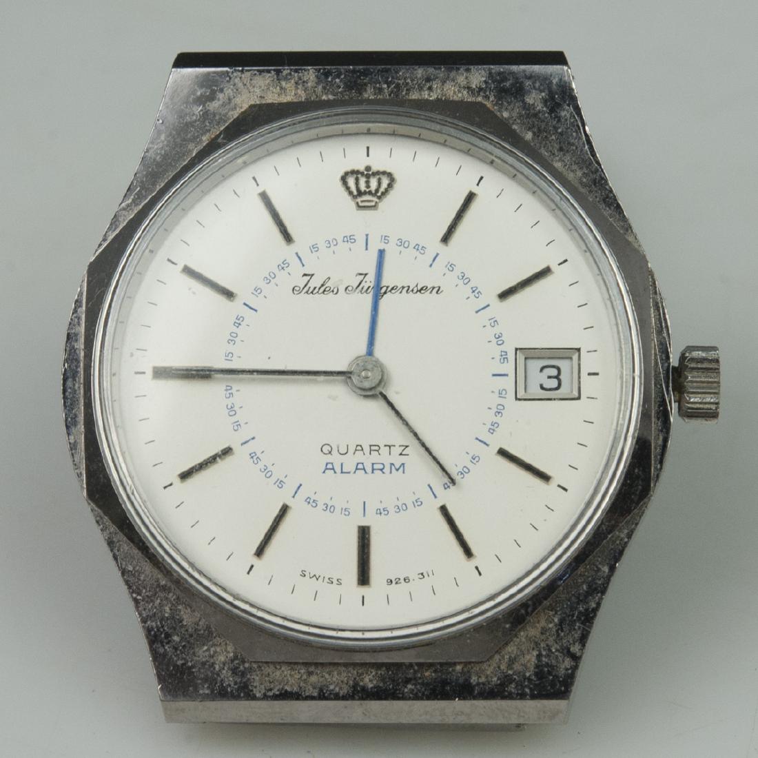 Vintage Jules Jurgensen Stainless Steel Watch